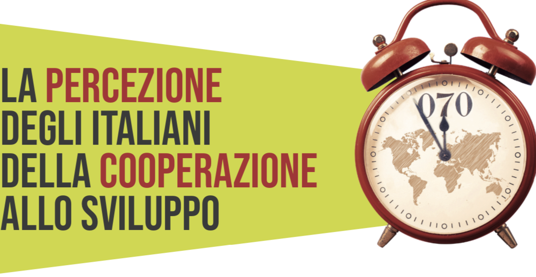 Webinar – La percezione degli italiani della cooperazione allo sviluppo